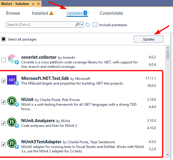 Chapter 5 Automated testing with NUnit